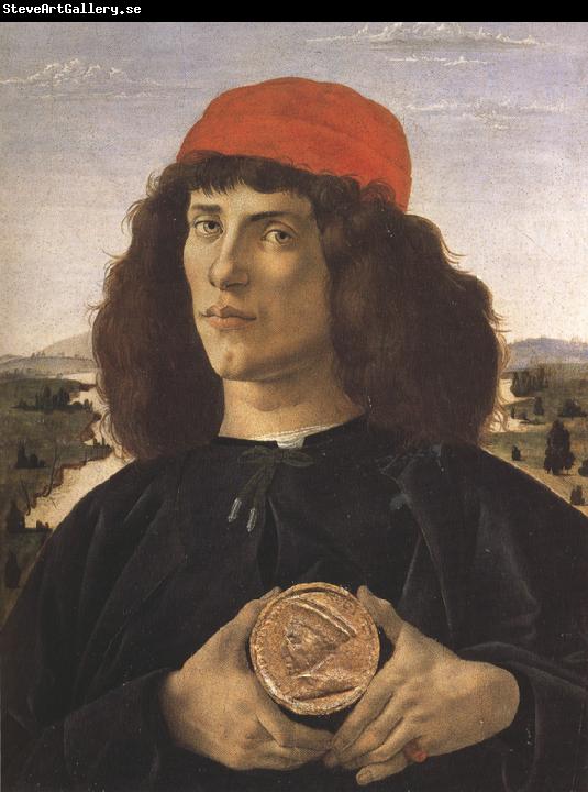 Sandro Botticelli Portrait of a Youth with a Medal (mk36)
